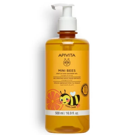APIVITA MINI BEES Bőrkímélő tusfürdő gyerekeknek