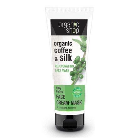 ORGANIC SHOP Selymes Kávé Bőrfiatalító Arcpakolás