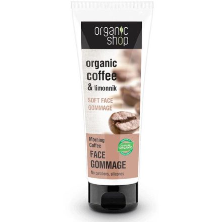 Organic Shop Face Gommage “Reggeli Kávé” Hámlasztó Arcradír