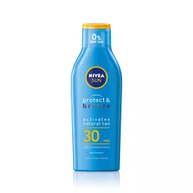 NIVEA SUN Protect & Bronze barnulást támogató naptej FF30