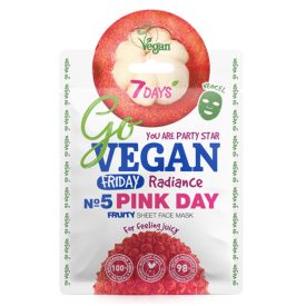 7DAYS Go Vegan arcápoló lapmaszk
