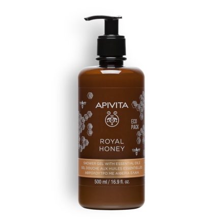 APIVITA Royal Honey Tusfürdő Száraz Bőrre ECO kiszerelés